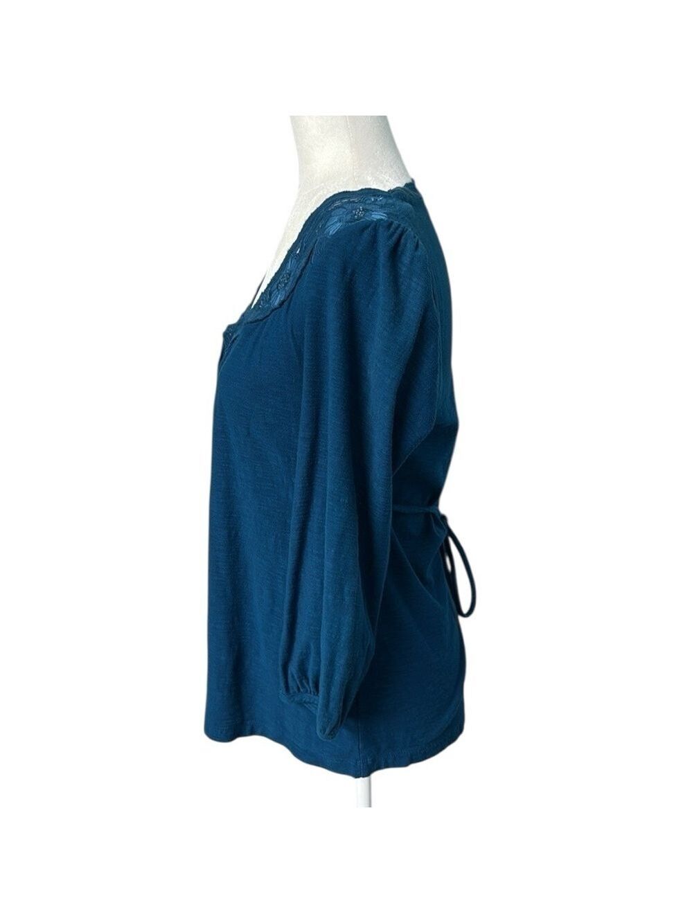 Rocha John Rocha Teal Blouse Size UK 12 - Picture 2 of 15
